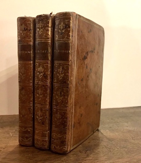 Dante Alighieri Inferno, Poema di Dante (Purgatorio e Paradiso) 1787 in Parigi si vende alla continuazione della Raccolta di Cazin... nella Stamperia di C.A.I. Jacob